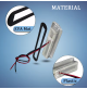15 LED STRIP LIGHT - 12 volts - Length: 20.3cm - Color: Blue - WK-SL1/15-BL - AZLED